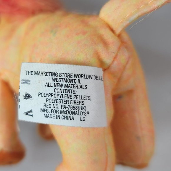 2/$15 VTG Ty Teenie Beanie Babies Bushy The Lion Plush McDonalds Hang Tag 2000 - Picture 11 of 11